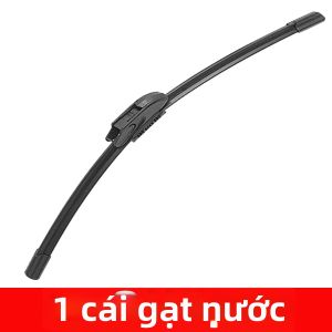 Cần Gạt Nước Kính Chắn Gió Ô Tô Không Khung Hình Chữ J/U Lưỡi Cao Su Tự Nhiên Kích Thước 14-28 Inch - Lắp Đặt Phía Trước