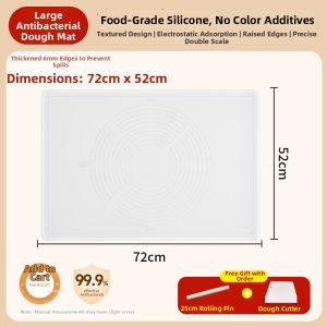 Supor | Antibacterial Food-grade Large Non-slip Thick Dough Rolling Mat