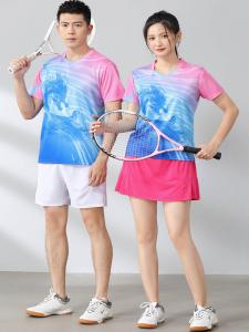 Quick Dry Badminton Uniform Set for Men And Women Volleyball Table Tennis Sports Wear Moisture Wicking Fitness Gym Uniforms