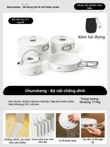 NatureHike | Bộ Dụng Cụ Nấu Ăn Ngoài Trời Không Dính Tiện Lợi