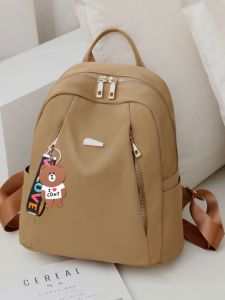 Fashionable Large Capacity Oxford Cloth Double Shoulder Bag for Women 2024 New Style Canvas Travel Bag Book Bag