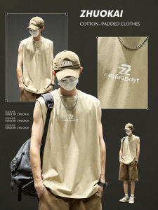 Ice Silk Vest Mens Summer Lightweight Quick-Drying Sleeveless T-shirt Boys American Training Waistcoat Fitness Sports Undershirt