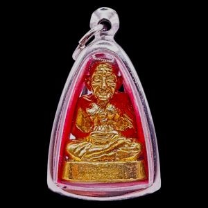 K384 จี้พระหลวงปู่ทวดวัดช้างให้ เหยียบน้ำทะเลจืด วัดช้างให้ ปัตตานี เนื้อทองเหลืองเลี่ยม กรอบสแตนเลส ขนาด 2.5x4.0 ซม. ปลุกเสกจากวัดโดยตรง บูชาดี มีโชคลาภ ค้าขายรุ่งเรือง