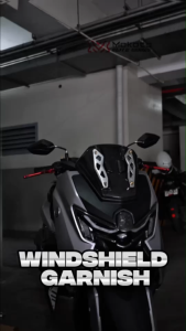 MOKOTO ELITE NMAX V3 STANDARD / TURBO FRONT WINDSHIELD GARNISH 11790 ALLOY ARM WINDSHIELD BRACKET FOR NMAXV3 MOTORCYCLE