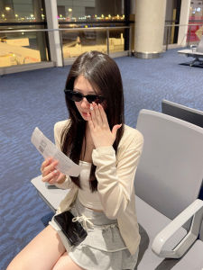 Haleyhaley [Exclusive Soft Cardigan 2.0] Thin and Comfortable Work Clothing Loose Slim Looking Solid-Colored Sun Protection