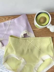 SEA AMILA   ชุดชั้นในผู้หญิงใหม่ มีโบว์แต่ง ขอบไม่มีรอยต่อ เอวกลาง ซับในจากฝ้าย