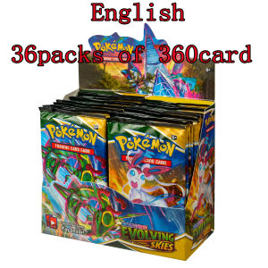 Takara Tomy | Pokemon Card 360Pcs Prismatic Evolutions PHANTASMAL FLAMES Scarlet Violet 151 Black Bolt English Booster Battle Transaction Card