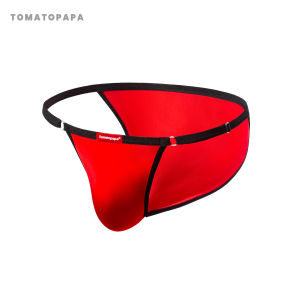 TOMATOPAPA | Mens Adjustable Waist Low Rise Ice Silk Logo Briefs
