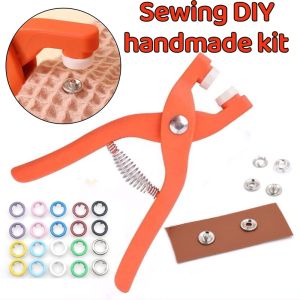 50/100pcs Plier Tool Set Snap Button Kit Pliers Metal Press Studs Tool Clothing Sewing Button Installation Tool