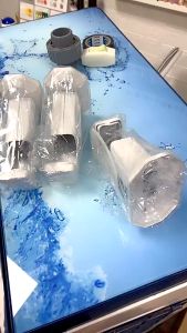 Trụ đỡ đơn kép cho thanh rèm có chất liệu hợp kim nhôm phi 28-33