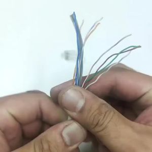 ส่งจากไทย สายแลน ตัดแบ่ง แถมหัวแลน (สายinternet) CAT6A ภายใน แบ่งตัด 10-30 เมตร สีฟ้า indoor ของแท้ 100% สาย UTP LAN