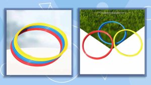 12pcs/set Speed and Agility Training Ringsfor Athletics Football Training 40cm