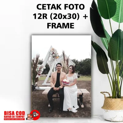CETAK FOTO BINGKAI MDF BESAR 30X20 LAMINASY GLOSSY MENGKILAP TERMURAH BERKUALITAS BAYAR DITEMPAT