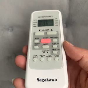 Điều khiển điều hòa Nagakawa Mã 03 remote máy lạnh Nagakawa NP-C28DH - Tặng pin - Gia Dụng Bố Già