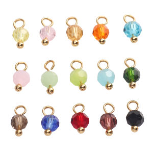 4mm 5Pcs/Bag Glass Ball Bead Small Pendant Unique Loose Bead Handmade DIY Jewelry Bracelet Earrings Jewelry Pendant Accessories