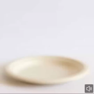 50Pcs Disposable Thick Round Paper Plate 7/9/10 Inch Microwave Safe Dinnerware Safe Paper Plate Waterproof and Oil