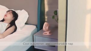 Small Silent Clip-on Fan Top With Upgraded Portable Clip-on Fan USB Rechargeable Battery 3-stage Fan Tachometer Small Desk Fan For Office