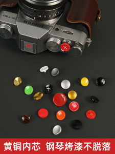 Pure Copper Camera Shutter Button Suitable for Fuji Xs10 X100f X100v XE4 Xt20 XT5 Xt200 XT3 XT4 Xt30ii XT10 Leica M Aluminum Alloy Shutter Button