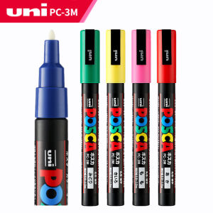 1Pcs UNI Marker Marker PC-3M (POSCA) POP Poster Advertisement Water Resistant Office Student Painting Anime Hand-painted