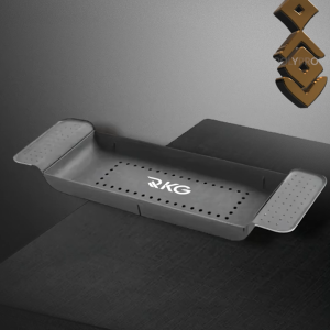 Rak Tatakan Bathtub Dengan Lubang Pembuangan Drainase Adjustable Rack