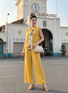 Set Bộ Linen Suông Nữ Áo Không Tay + Quần Dài Ống Rộng Thoáng Mát SET013 Chất Liệu Cao Cấp Phù Hợp Công Sở & Casual 5 Màu Hot Trend