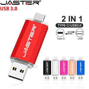 Jaster | USB3.0 Type-C USB 3.0 Flash Drive 128GB USB-C Pen Drive 64GB Creative Business Gift Memory Stick 32GB USB Stick Pendrive 16GB
