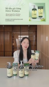[Da Đầu Khô] Bộ Gội Xả Gừng Nâu Luxury Hỗ Trợ Mọc Tóc & Ngăn Lão Hóa Da Đầu (Gội 420ml Xả 200ml)