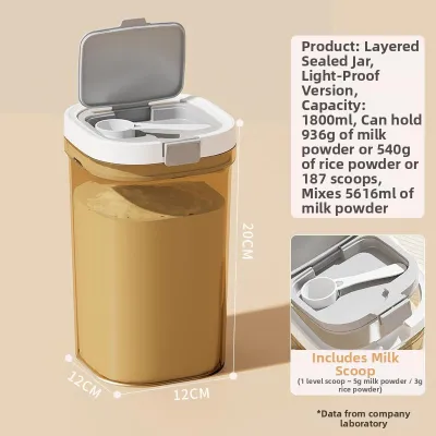 Besee | Light-proof Airtight Moisture-resistant Food-grade Infant Formula Dispensing Container