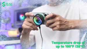 Black Shark Magnetic Cooler 6 - Phone Cooler | 38°C Temp Drop | ≤25dB Quiet | Smart APP Control