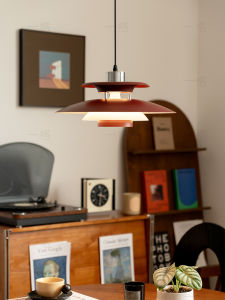 YIGELIGHTING | Vintage Red Restaurant Pendant Light