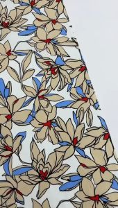 Kain Korea Cotton Printed 100% Cotton Bidang 60 -Mikawah Textiles Kain Pasang Korea