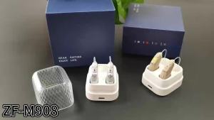 Rechargeable USB Earphone-Type Hearing Aid Behind-The-Ear Sound Amplifier Elderly Noise-Reducing Hearing Aid Charging Case