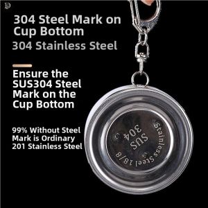YUYOU | 304 Stainless Steel Foldable Travel Mug