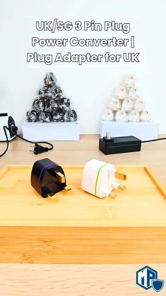 UK/SG 3 Pin Plug Power Converter | UK 3 Pin Plug Adapter | Travel Adapter | Universal Adapter PRO