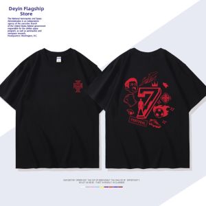 DIEYIN | CR7 Portugal Team Print Cotton T-Shirts