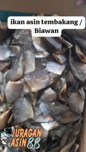 COD ikan asin biawan/ikan asin tebakang super 1 kilo murah gratis ongkir