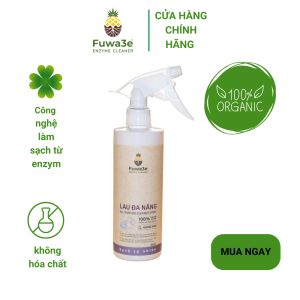 Nước lau sinh học đa năng Fuwa3E 500ml tinh dầu hương nhu lau bếp lau kính labo lau các bề mặt da trơn nhựa bóng Hương Giang Organic