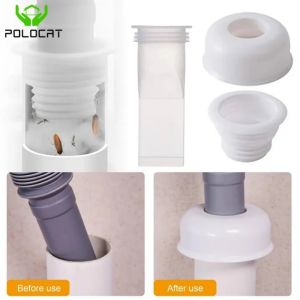 Polocat 3pcs/Set Kitchen Pipe Sewer Drain Floor Drain Deodorant Core plug Washing Machine Drainage Cover Odor Proof Pest Floor Drain Core Plug