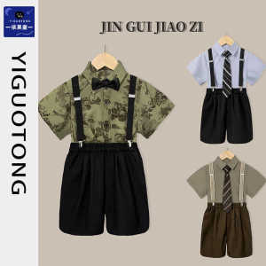 Bộ Đồ Vest Trẻ Em Mùa Hè Cho Bé Trai Bộ Đồ Vest Trẻ Em 1 Tuổi Quần Short Thường Ngày Cho Bé Trai Quần Áo Trẻ Em