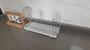 Kệ Úp Ly Cốc Inox 304 Chống Gỉ Có Khay Hứng Nước An Toàn