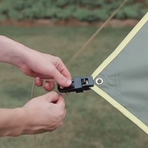 Push Tart Clip Camping Flysheet Clip TentClip Tart Clamp Tarpaulin Clip Awing Wind Rope Klip Anti-Slip Clothes Clip [CAMPINGGO]