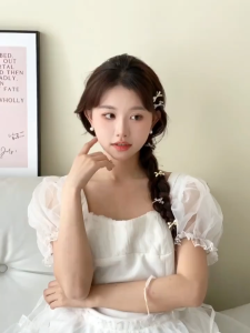 Metal Ribbon Bow Hair Clip 🎀 金属蝴蝶结发夹 Klip Rambut Jepit Rambut Riben Besi Mini Gaya Korea Hair Pin Mini Shiny Korean Hair Accessories