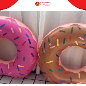 SUPERSAVE Kids Swimming Ring Pelampung Budak Donut Pool Toys Ring Inflatable Bed Floaties Training Pelampung Dewasa