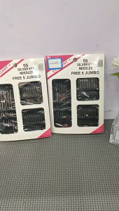 55Pcs Sewing Needles Set Stainless Steel Multi-Size Hand Embroidery Leather Craft