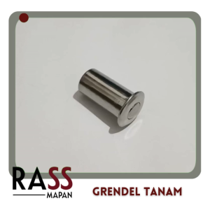 Lubang Grendel Tanam Anti Debu SS Stainless Steel Kuningan