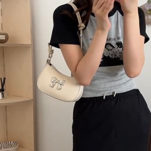 Chic Trendy Sling Bag For Women Commuting Shoulder Bag Unique Texture Handbag