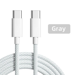 60W PD USB Type C to Type C Cable Data Cord For Iphone 15 Xiaomi Poco Fast Charging USB C Cables Type-C Quick Charger Cord Wire