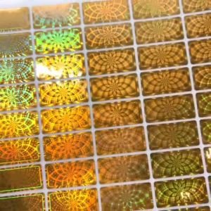 Tem chống giả hologram nền đồng 1x2cm combo 1.000c