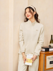 Erke | Tailored Stand Collar Knit Jacket