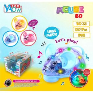Mainan Robot Tikus Cute Mouse Bump & Go Bo 33